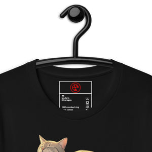 Slug Cat Natural Unisex Tee - Atomic Critter Clothing