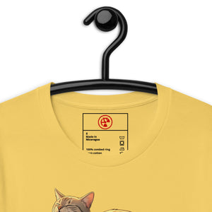 Slug Cat Natural Unisex Tee - Atomic Critter Clothing
