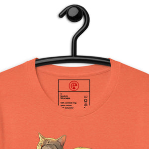 Slug Cat Natural Unisex Tee - Atomic Critter Clothing