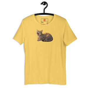 Slug Cat Natural Unisex Tee - Atomic Critter Clothing