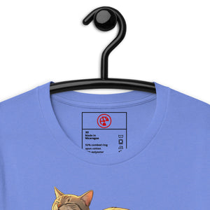 Slug Cat Natural Unisex Tee - Atomic Critter Clothing