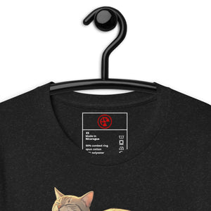 Slug Cat Natural Unisex Tee - Atomic Critter Clothing