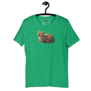 Slug Cat Natural Unisex Tee - Atomic Critter Clothing