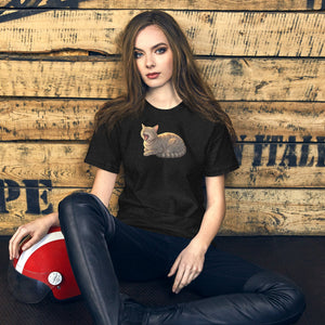 Slug Cat Natural Unisex Tee - Atomic Critter Clothing