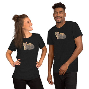 Slug Cat Natural Unisex Tee - Atomic Critter Clothing