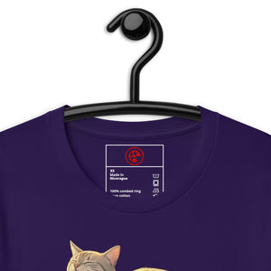 Slug Cat Natural Unisex Tee - Atomic Critter Clothing