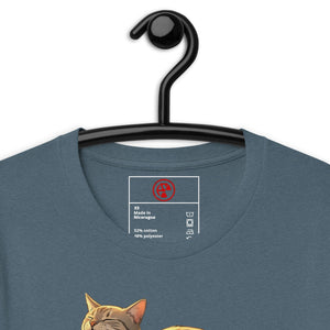 Slug Cat Natural Unisex Tee - Atomic Critter Clothing