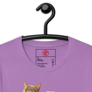 Slug Cat Natural Unisex Tee - Atomic Critter Clothing