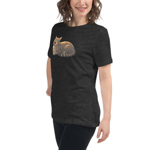 Slug Cat Natural Women's Tee - Atomic Critter Clothing