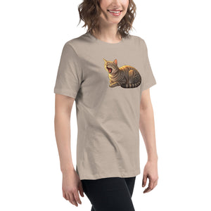 Slug Cat Natural Women's Tee - Atomic Critter Clothing