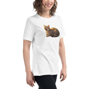 Slug Cat Natural Women's Tee - Atomic Critter Clothing