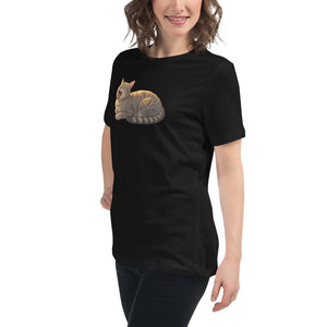 Slug Cat Natural Women's Tee - Atomic Critter Clothing