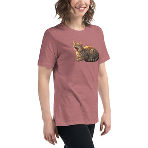 Slug Cat Natural Women's Tee - Atomic Critter Clothing