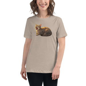 Slug Cat Natural Women's Tee - Atomic Critter Clothing
