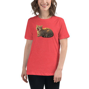 Slug Cat Natural Women's Tee - Atomic Critter Clothing