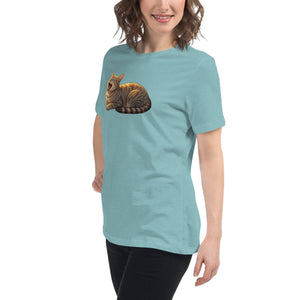 Slug Cat Natural Women's Tee - Atomic Critter Clothing