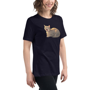 Slug Cat Natural Women's Tee - Atomic Critter Clothing