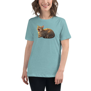 Slug Cat Natural Women's Tee - Atomic Critter Clothing