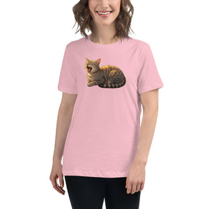 Slug Cat Natural Women's Tee - Atomic Critter Clothing