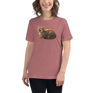 Slug Cat Natural Women's Tee - Atomic Critter Clothing