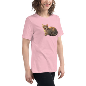 Slug Cat Natural Women's Tee - Atomic Critter Clothing