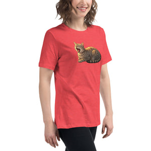 Slug Cat Natural Women's Tee - Atomic Critter Clothing