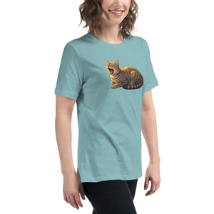 Slug Cat Natural Women's Tee - Atomic Critter Clothing