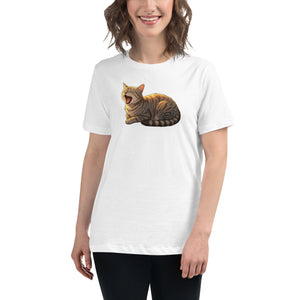 Slug Cat Natural Women's Tee - Atomic Critter Clothing