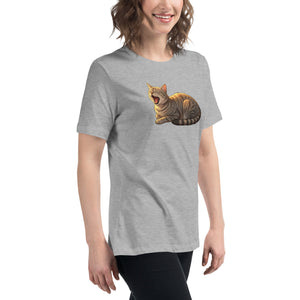 Slug Cat Natural Women's Tee - Atomic Critter Clothing