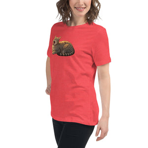 Slug Cat Natural Women's Tee - Atomic Critter Clothing