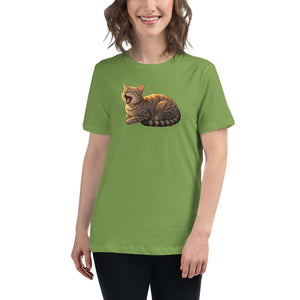 Slug Cat Natural Women's Tee - Atomic Critter Clothing