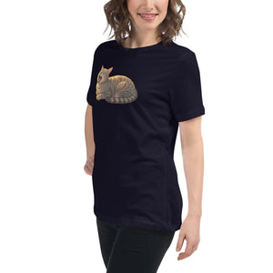 Slug Cat Natural Women's Tee - Atomic Critter Clothing