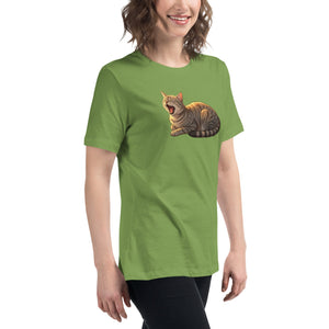 Slug Cat Natural Women's Tee - Atomic Critter Clothing