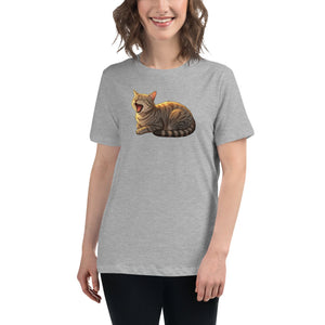 Slug Cat Natural Women's Tee - Atomic Critter Clothing