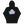 Black pullover hoodie with Otto's frost-white face over an icy blue and red OTTO sign