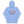 Carolina Blue pullover hoodie with Otto's frost-white face over an icy blue and red OTTO sign