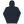 Navy Blazer pullover hoodie from the back, plain