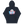 Navy Blazer pullover hoodie with Otto's frost-white face over an icy blue and red OTTO sign