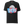 Black Heather unisex t-shirt with Otto's frost-white face over an icy blue and red OTTO sign