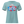Heather Blue Lagoon women's relaxed t-shirt with Otto's frost-white face over an icy blue and red OTTO sign