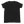 Black youth t-shirt from the back, plain