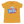 Mustard youth t-shirt with Otto's shaggy face over icy OTTO letters