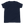 Navy youth t-shirt from the back, plain